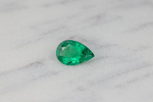 Zambian Emerald Pear Cut 0.75ct