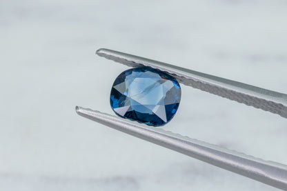 Burmese Blue Sapphire Cushion Cut 1.28ct