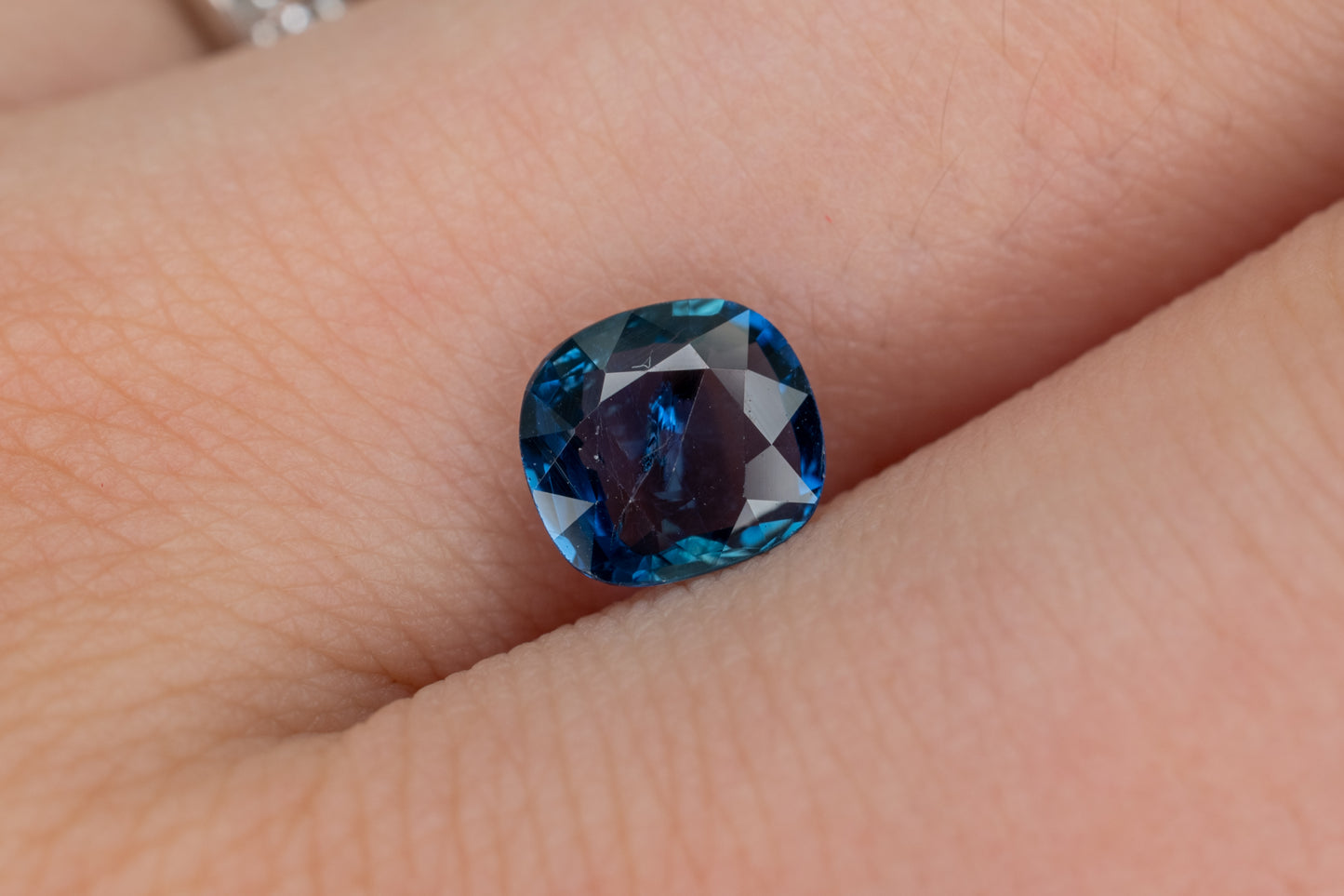 Burmese Blue Sapphire Cushion Cut 1.28ct