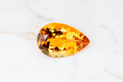 Brazilian Citrine Pear Cut 7.02ct