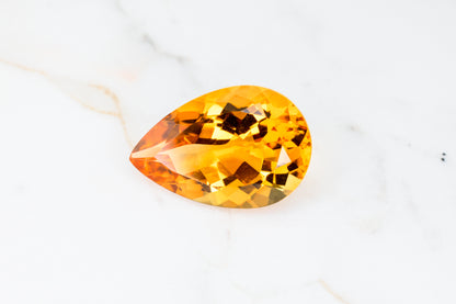 Brazilian Citrine Pear Cut 7.02ct