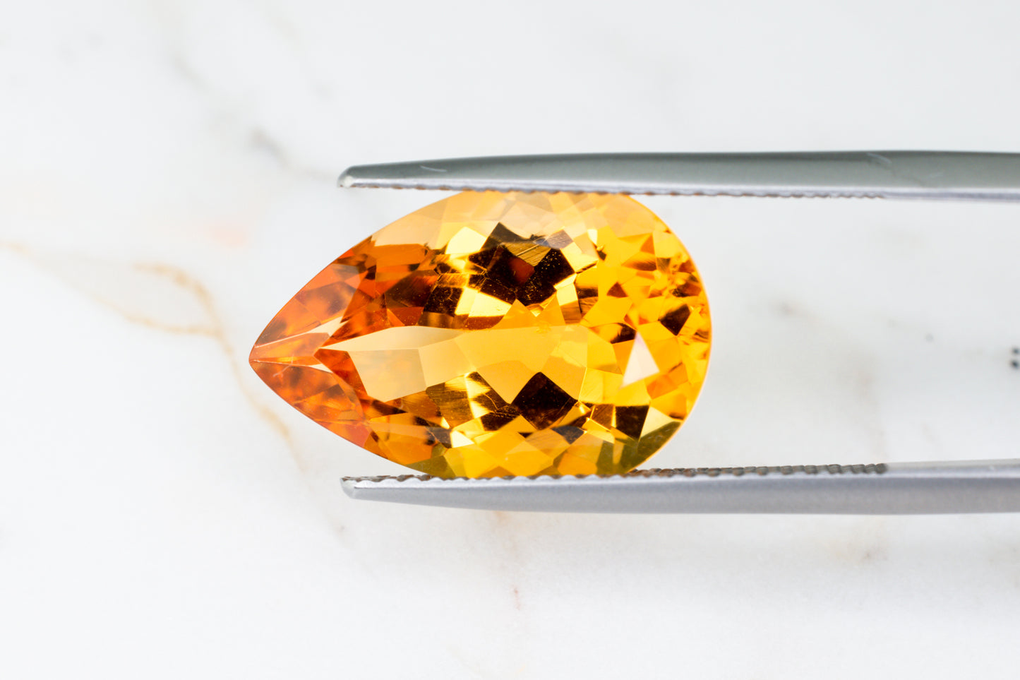 Brazilian Citrine Pear Cut 7.02ct