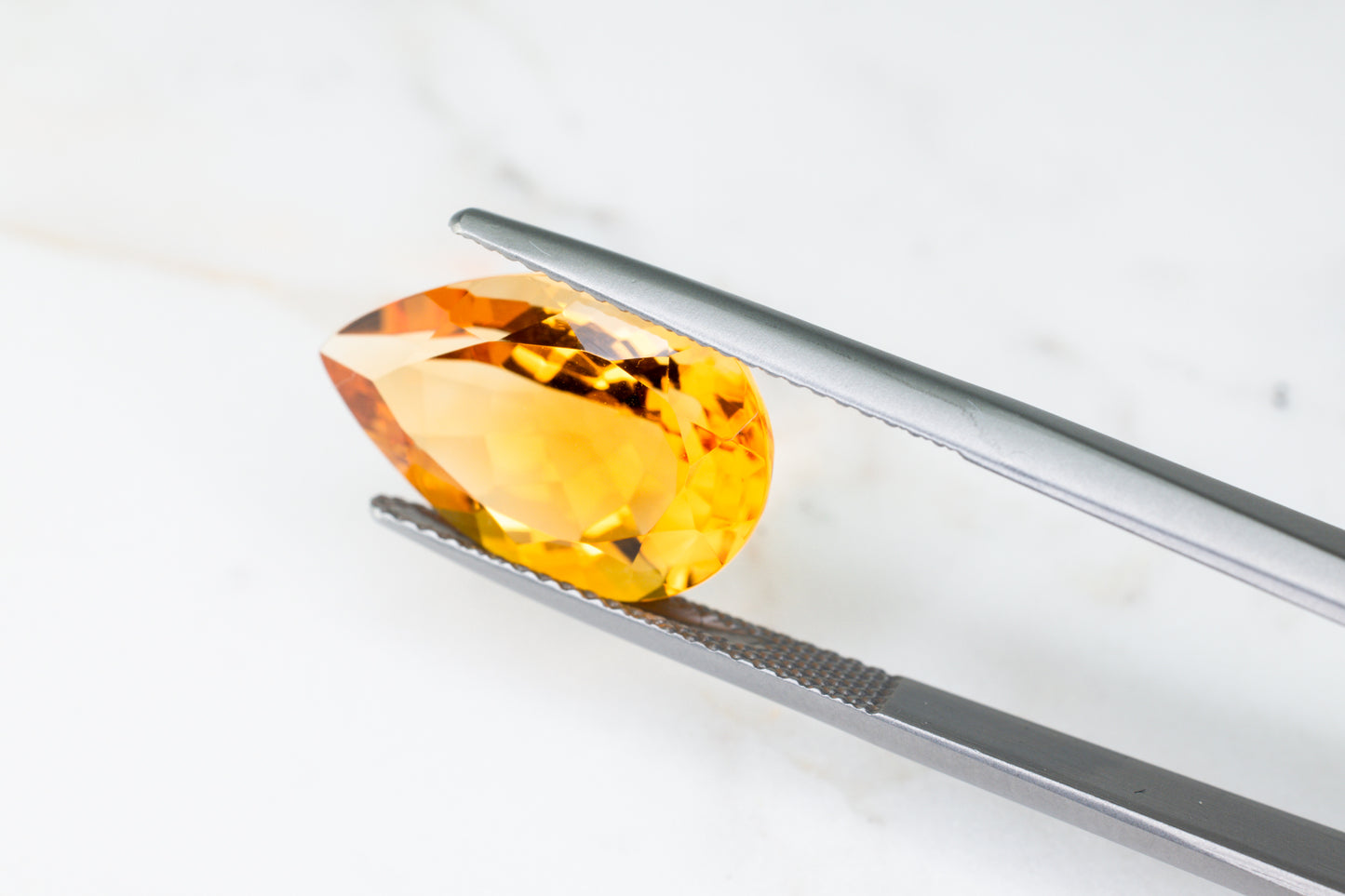 Brazilian Citrine Pear Cut 7.02ct