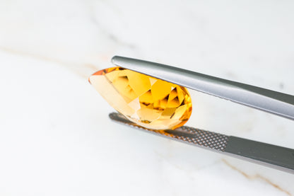 Brazilian Citrine Pear Cut 7.02ct