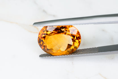 Brazilian Citrine Oval Cut 7.59ct