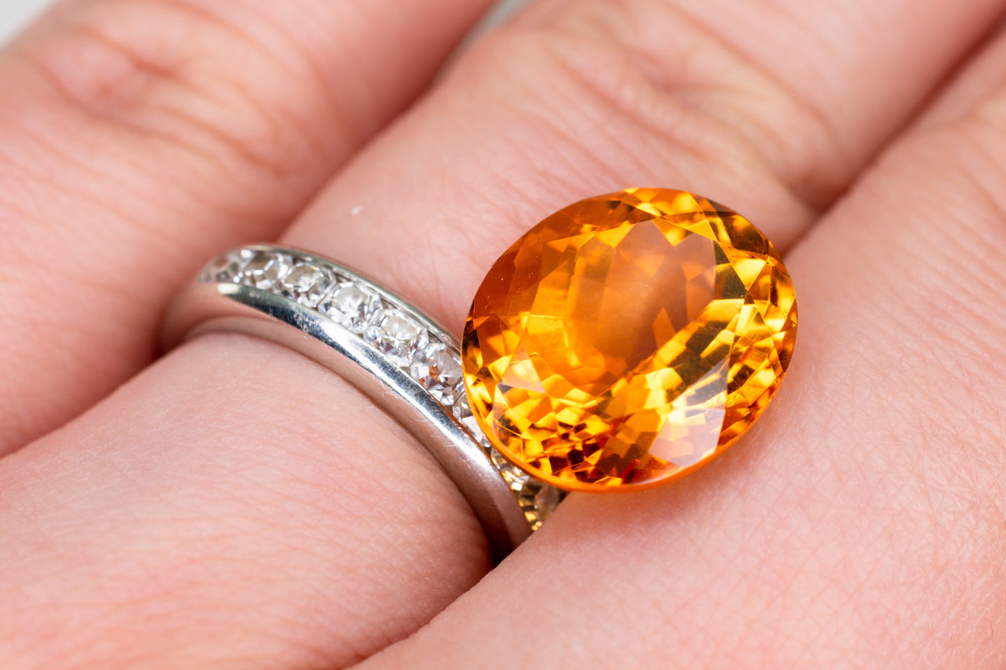 Brazilian Citrine Oval Cut 7.59ct