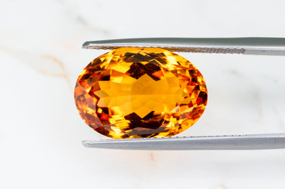 Brazilian Citrine Oval Cut 11.43ct