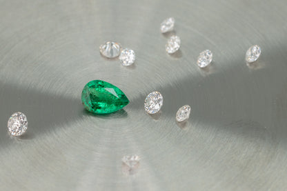 Zambian Emerald Pear Cut 0.31ct