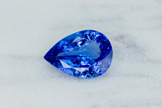 4A Tanzanite Pear Cut 3.45ct