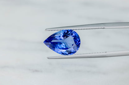 4A Tanzanite Pear Cut 3.45ct