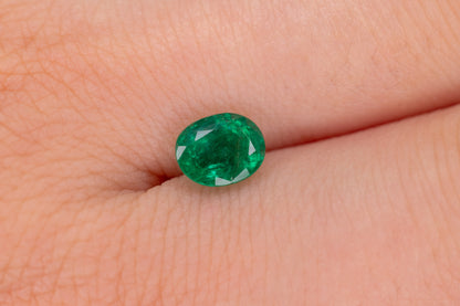 Zambian Emerald Oval Cut 0.96ct