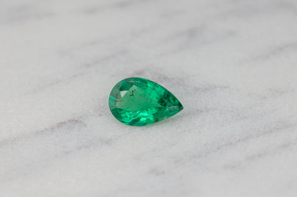 Zambian Emerald Pear Cut 0.65ct