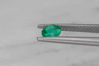 Zambian Emerald Round Cut 0.64ct