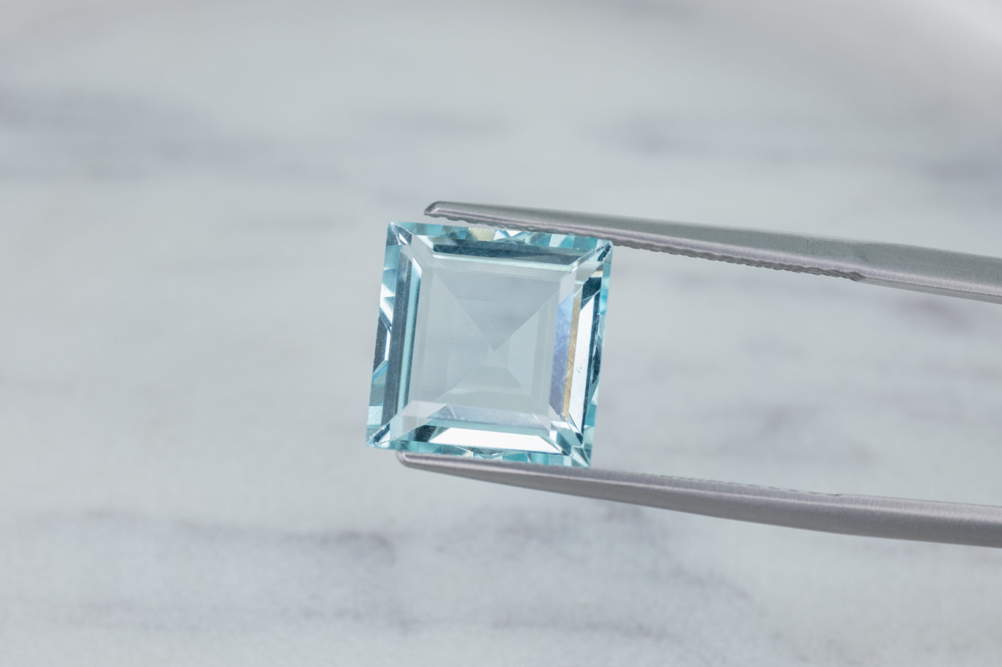 Brazilian Blue Aquamarine Square Cut 4.01ct