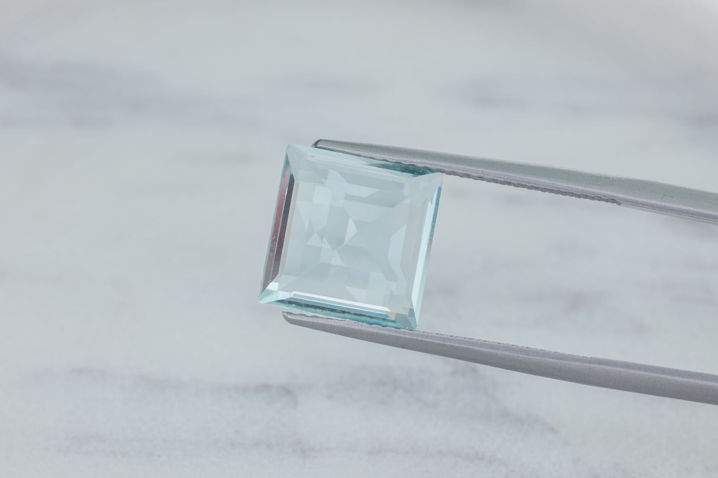 Brazilian Blue Aquamarine Square Cut 4.01ct