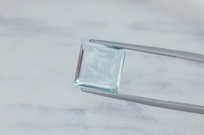 Brazilian Blue Aquamarine Square Cut 4.01ct