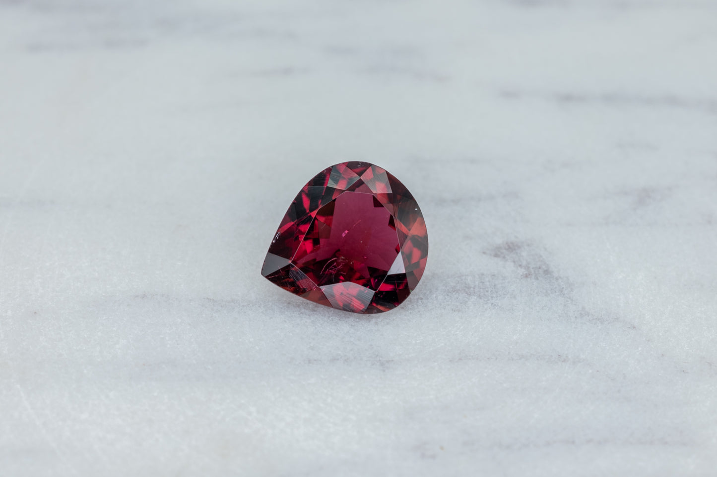 Brazilian Purple Red Tourmaline Pear Cut 3.19ct