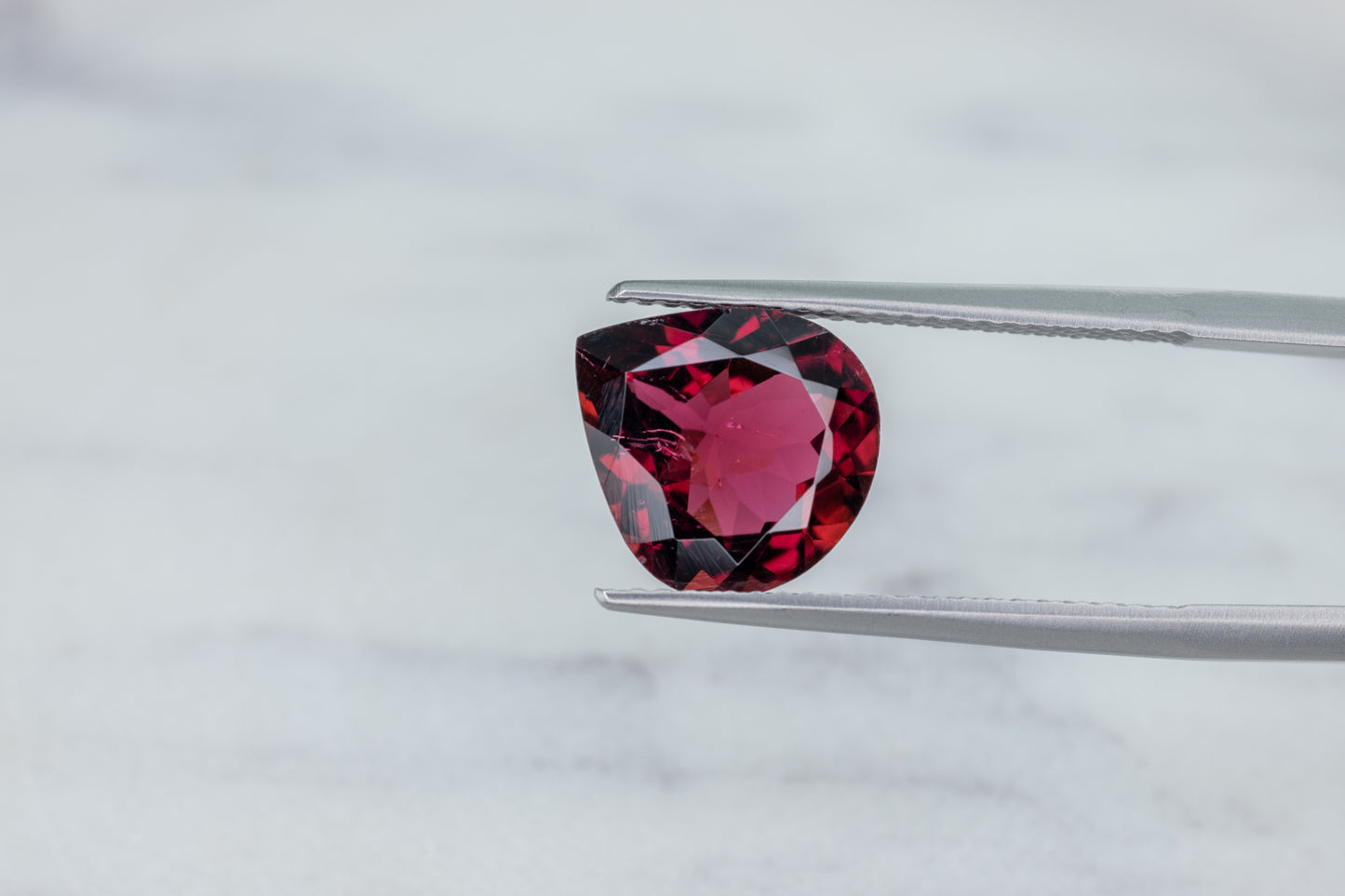 Brazilian Purple Red Tourmaline Pear Cut 3.19ct