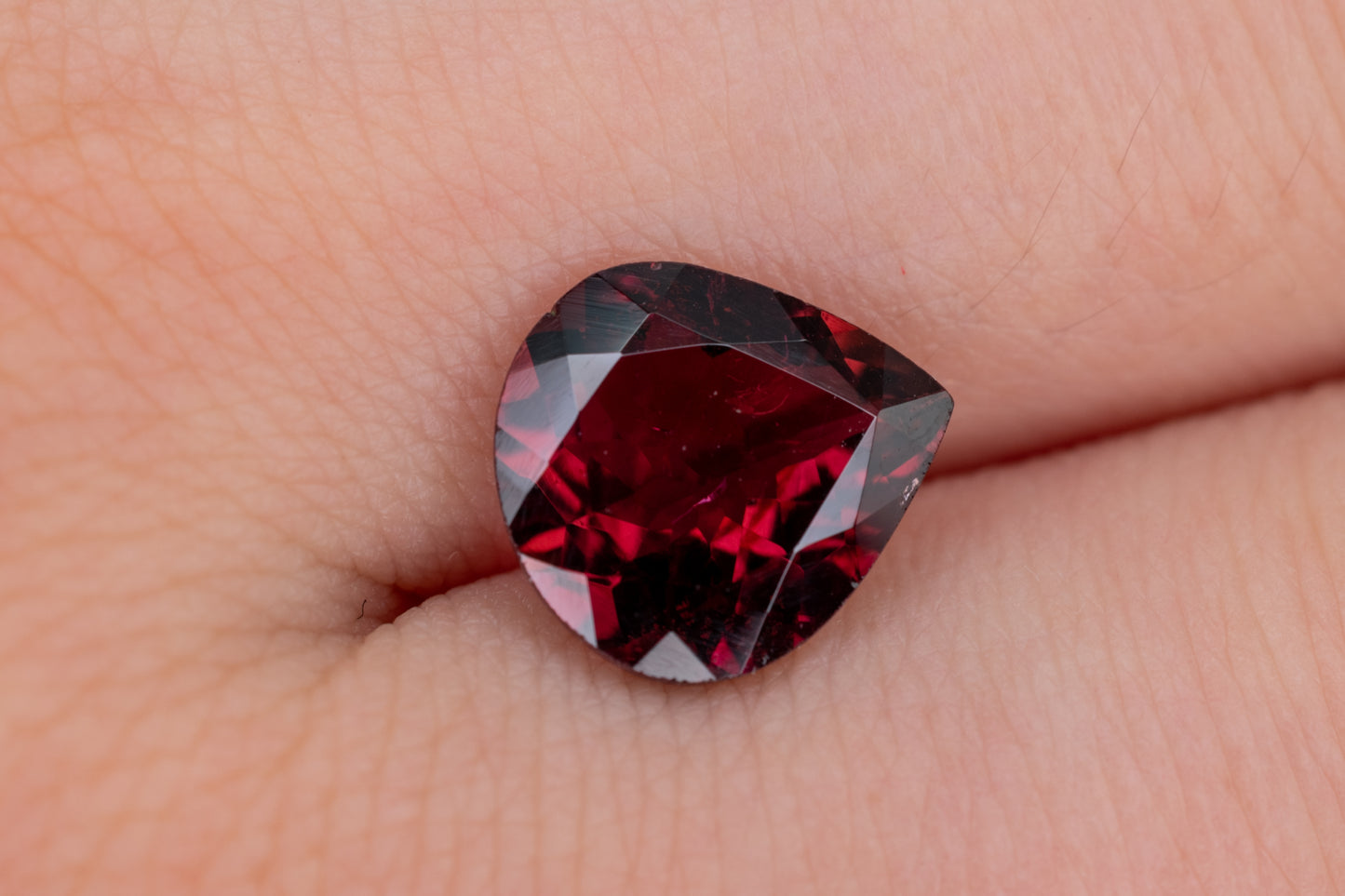 Brazilian Purple Red Tourmaline Pear Cut 3.19ct