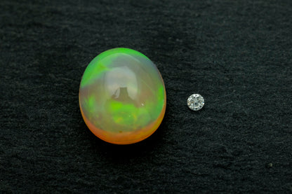 Ethiopian Opal Oval Cabochon 5.19ct