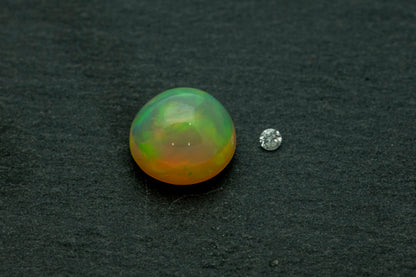 Ethiopian Opal Round Cabochon 3.72ct