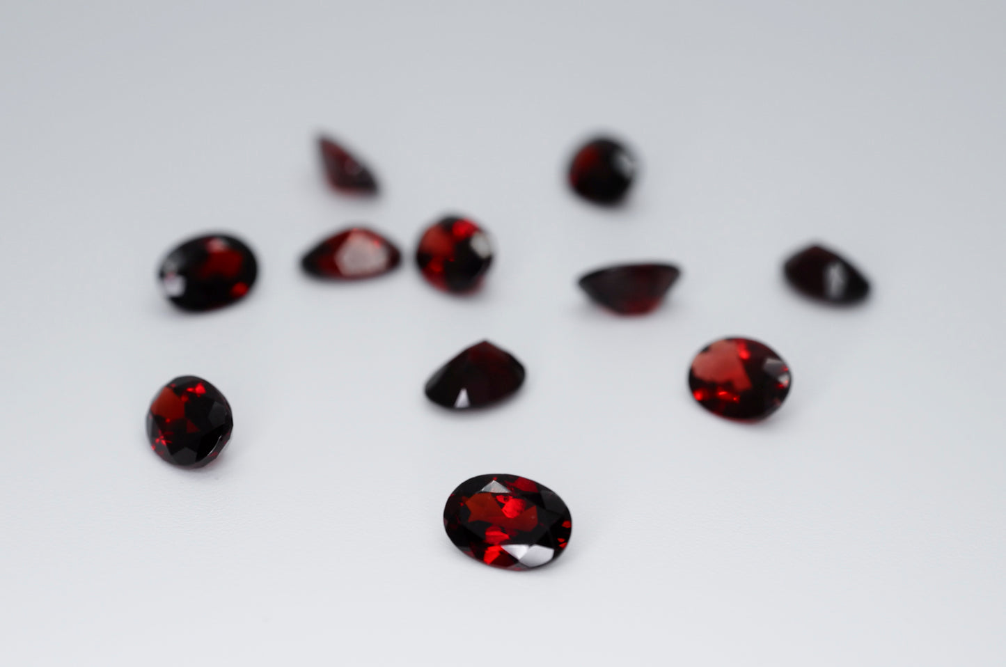 7 x 5mm Oval Cut Natural Garnet Calibrated A+