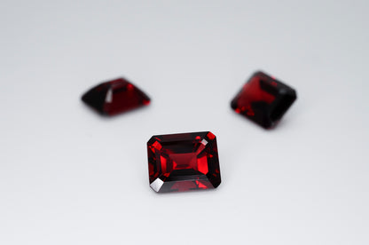 11 x 9mm Octagon Cut Natural Garnet Calibrated A+