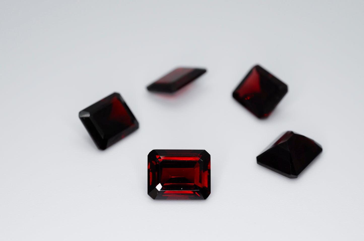 10 x 8mm Octagon Cut Natural Garnet Calibrated A+