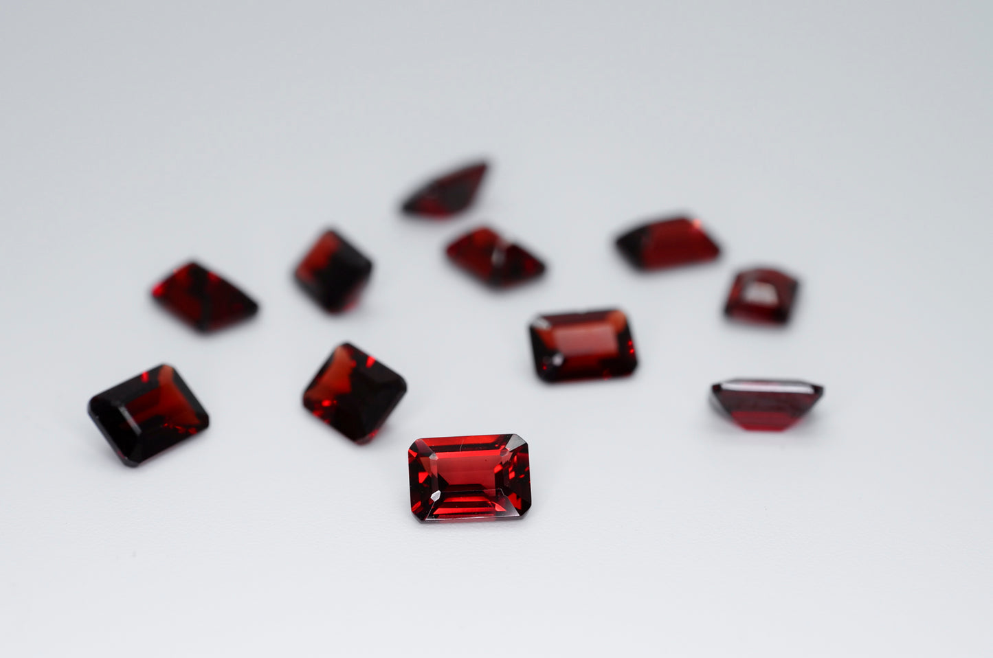 7 x 5mm Octagon Cut Natural Garnet Calibrated A+