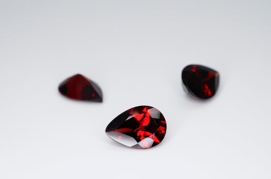 Pear Cut Natrual Garnet Calibrated A+