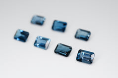 7 x 5mm Octagon Cut Natural London Blue Topaz Calibrated A+