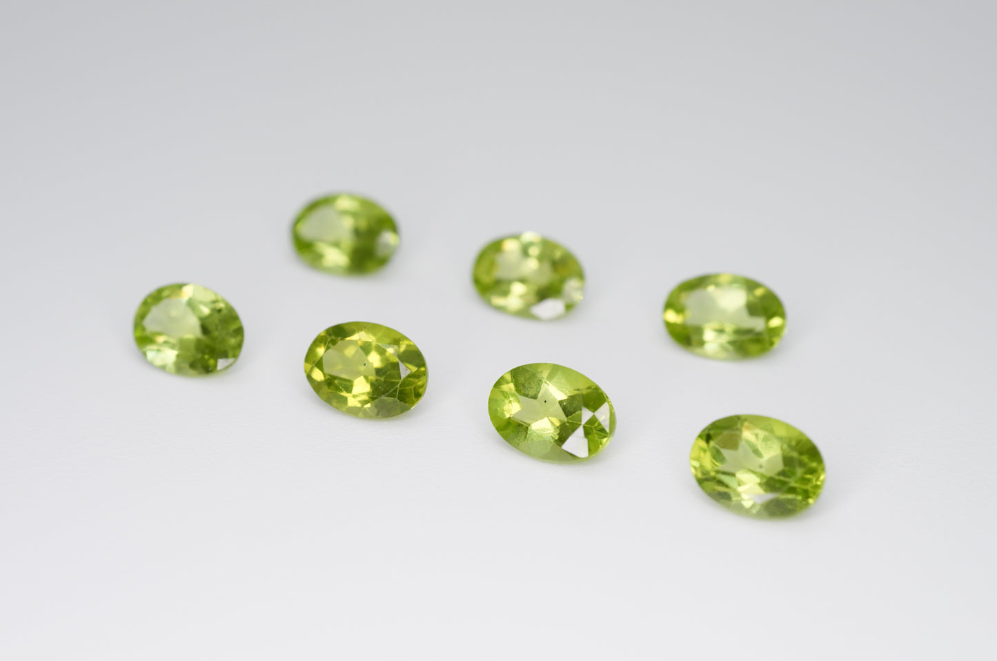 6 x 4mm Oval Cut Natural Peridot Calibrated A+