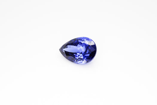 17 x 11.5 x 9mm Pear Cut Tanzanite 4A