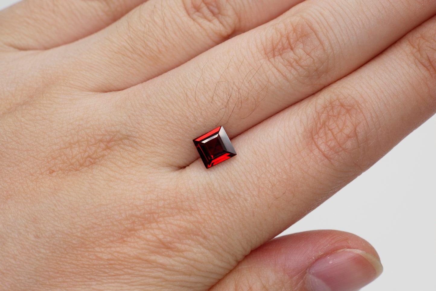 6mm Square Cut Natural Garnet Calibrated A+