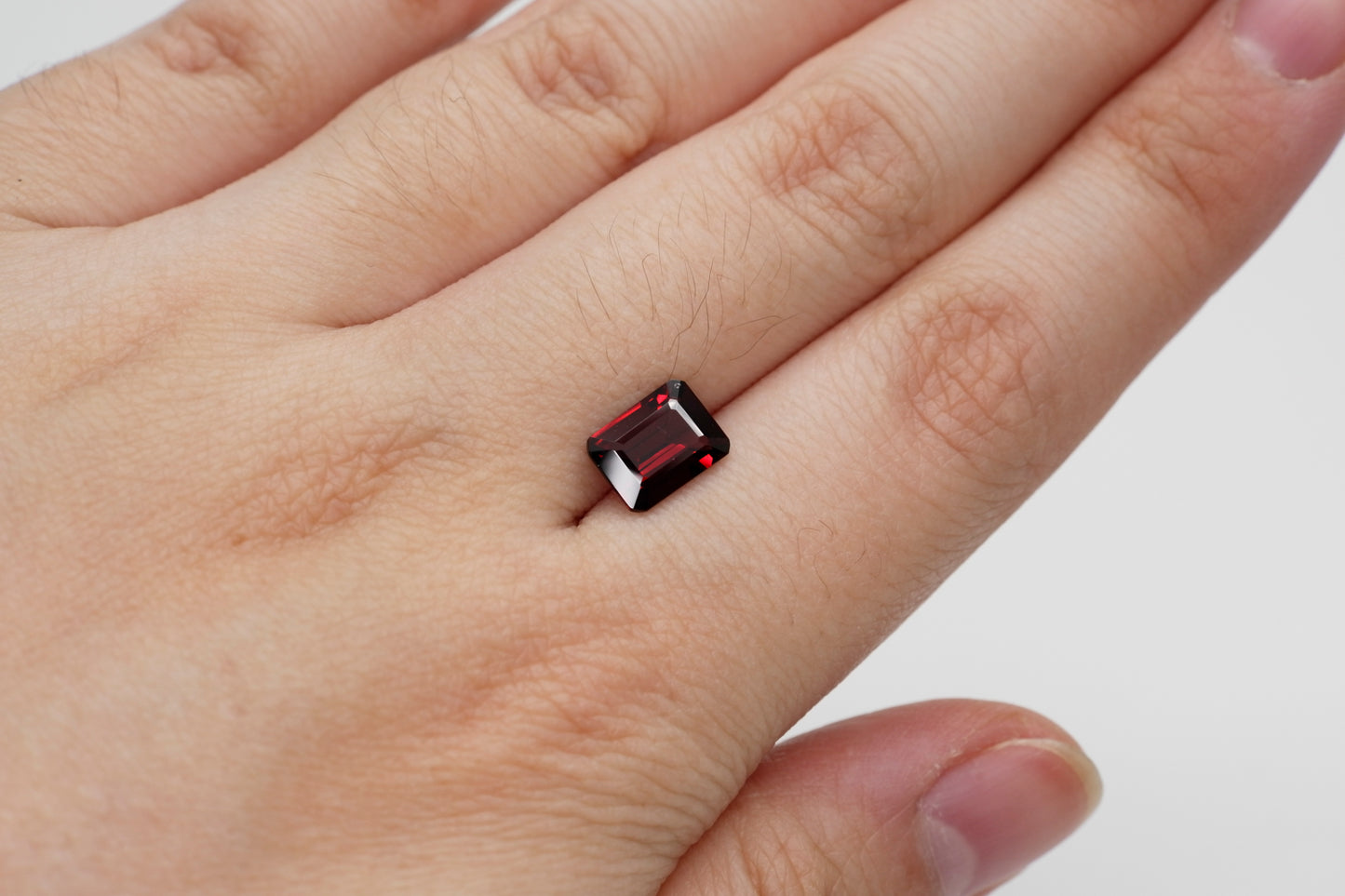 8 x 6mm Octagon Cut Natural Garnet Calibrated A+